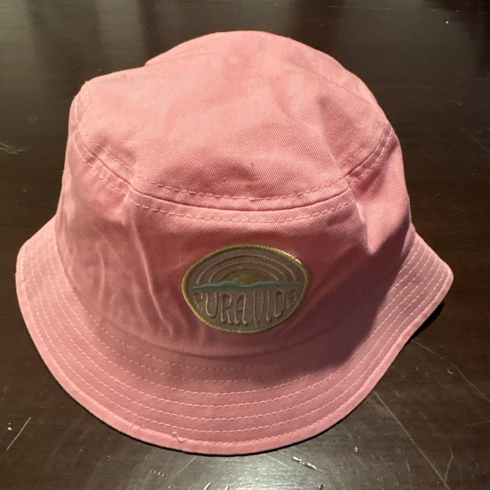 Pura Vida Pink Bucket Hat NEW! Women's Summer Cute!
